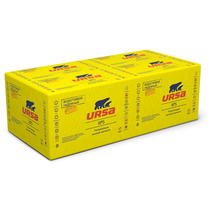Утеплитель Урса XPS N-V 50х600х1180